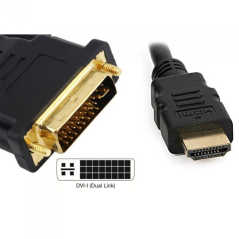 Cable HDMI 3GO CDVIHDMI/ HDMI Macho - DVI Macho/ 1.8m/ Negro