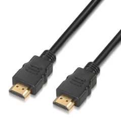 Cable HDMI 2.0 4K Aisens A120-0122/ HDMI Macho - HDMI Macho/ 3m/ Certificado/ Negro