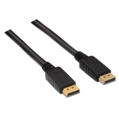 Cable Displayport 1.2 4K Aisens A124-0129/ Displayport Macho - Displayport Macho/ 2m/ Negro