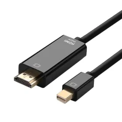 Cable Mini Displayport Aisens A125-0361/ Mini Displayport Macho - HDMI Macho/ 2m/ Negro