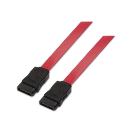 Cable SATA Aisens A130-0153/ SATA Hembra - SATA Hembra/ 0.5m/ Rojo