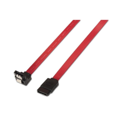 Cable SATA Aisens A130-0156/ SATA Hembra - SATA Hembra/ 0.5cm/ Rojo