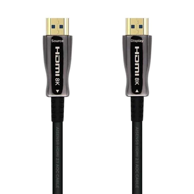 Cable HDMI 2.1 AOC 8K Aisens A153-0519/ HDMI Macho - HDMI Macho/ 30m/ Negro Cable HDMI 2.1 AOC 8K Aisens A153-0519/ HDMI Macho - HDMI Macho/ 30m/ Negro