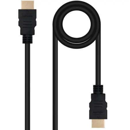 Cable HDMI 2.0 4K Nanocable 10.15.3807/ HDMI Macho - HDMI Macho/ 7m/ Negro