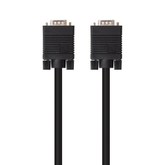 Cable SVGA Nanocable 10.15.1302/ VGA Macho - VGA Macho/ 1.8m/ Negro