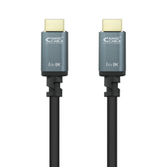 Cable HDMI 2.1 8K Nanocable 10.15.8002/ HDMI Macho - HDMI Macho/ 2m/ Negro