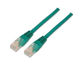 Cable de Red RJ45 UTP Aisens A133-0193 Cat.5e/ 50cm/ Verde