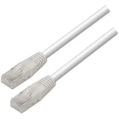 Cable de Red RJ45 UTP Aisens A133-0197/ Cat.5e/ 1m/ Blanco