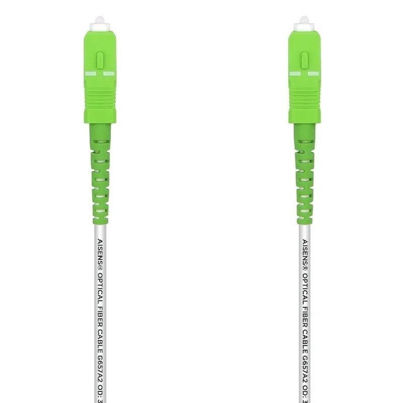 Cable de Fibra Óptica G657A2 3.0 Aisens A152-0494/ LSZH/ 2m/ Blanco