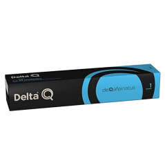 Cápsula Delta DeQafeinatus para cafeteras Delta/ Caja de 10