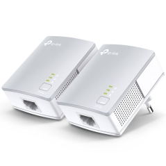 Adaptador Powerline TPLink TL-PA4010Kit 600Mbps/ Alcance 300m/ Pack de 2