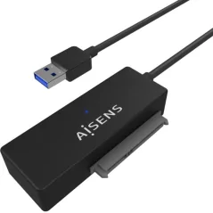 Adaptador para Discos Duros 2.5'/3.5' Aisens ASE-35A01B/ USB 3.0/ con Alimentador