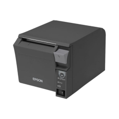 Impresora de Tickets Epson TM-T70II/ Térmica/ Ancho papel 80mm/ USB-RS232/ Negra