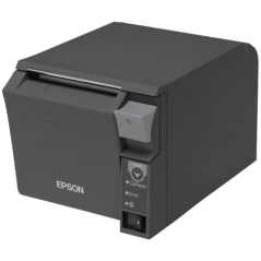 Impresora de Tickets Epson TM-T70II/ Térmica/ Ancho papel 80mm/ USB-Ethernet/ Negra