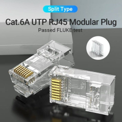 Conector RJ45 IDGR0-10/ Cat.6A UTP/ 10 uds