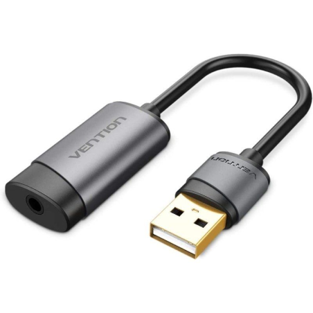 Adaptador USB Vention CDJHB/ USB Macho - Jack 3.5 Hembra