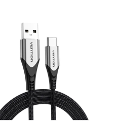 Cable USB 2.0 Tipo-C Vention CODHG/ USB Macho - USB Tipo-C Macho/ 1.5m/ Gris