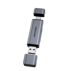 Lector de Tarjetas Externo Vention CLFB0/ USB 3.0 - USB Tipo-C