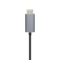Cable Displayport Aisens A109-0395/ USB Tipo-C Macho - Displayport Macho/ 1.8m/ Negro Cable Displayport Aisens A109-0395/ USB Tipo-C Macho - Displayport Macho/ 1.8m/ Negro