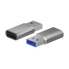 Adaptador USB 3.2 GEN2 Aisens A108-0677/ USB Tipo-C Hembra - USB Macho