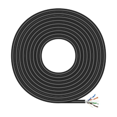 Bobina de Cable RJ45 FTP AWG24 Aisens A135-0673 Cat.6/ 100m/ Negro