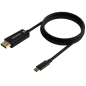 Cable Conversor Aisens A109-0688/ USB Tipo-C Macho - DisplayPort Macho/ 0.8m/ Negro Cable Conversor Aisens A109-0688/ USB Tipo-C Macho - DisplayPort Macho/ 0.8m/ Negro