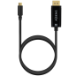 Cable Conversor Aisens A109-0689/ USB Tipo-C Macho - DisplayPort Macho/ 1.8m/ Negro Cable Conversor Aisens A109-0689/ USB Tipo-C Macho - DisplayPort Macho/ 1.8m/ Negro