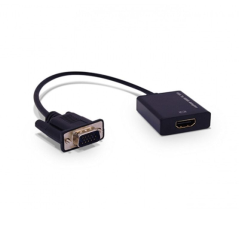 Adaptador VGA 3GO C132 HDMI Hembra - VGA Macho/ Negro