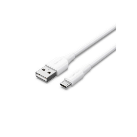 Cable USB 2.0 Vention CTIWI/ USB Macho - MicroUSB Macho/ 3m/ Blanco