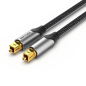 Cable de Audio de Fibra óptica Vention BAVHH/ 2m/ Gris Cable de Audio de Fibra óptica Vention BAVHH/ 2m/ Gris