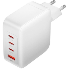 Cargador Gan de Pared Vention FEIW0-EU/ 3xUSB Tipo-C/ 1xUSB/ 140W