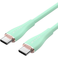 Cable USB 2.0 Tipo-C Vention TAWGH/ USB Tipo-C Macho - USB Tipo-C Macho/ 2m/ Verde