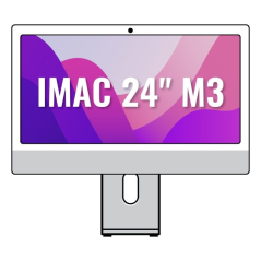 Apple iMac 24' Retina 4,5K / M3 8-Core CPU/ 8Gb/ 256Gb SSD/ 10-Core GPU/ Plata