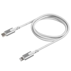 Cable USB Tipo-C Lightning Xtorm CX2040/ USB Tipo-C Macho - Lightning Macho/ 3m/ Blanco