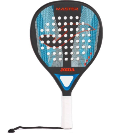 Pala de Pádel Joma Master/ Negro y Turquesa Flúor