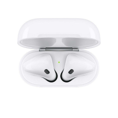 Auriculares Bluetooth Apple AirPods V2 con estuche de carga